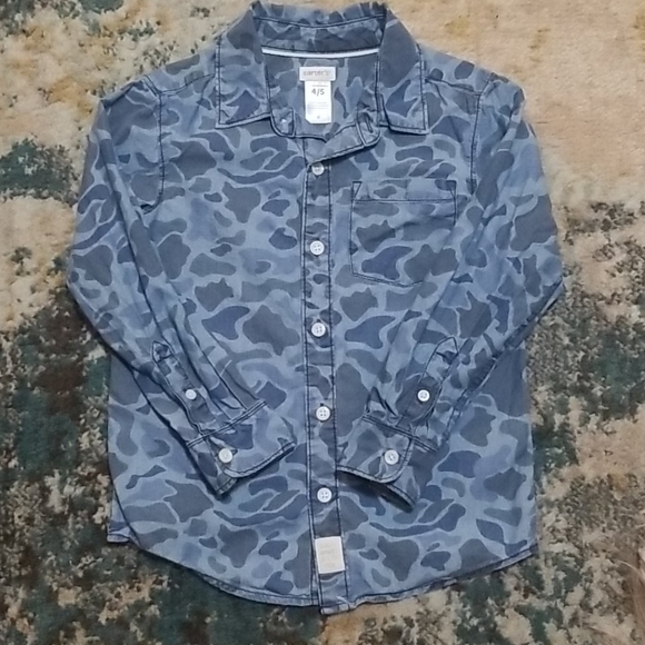 Carter's button up camo shirt - Picture 3 of 6